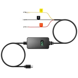 Adapter zasilania 70mai Hardwire Kit UP06 z wtyczką Micro-USB do trybu parkingowego