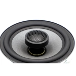 Audiocircle IQ-X4.7 zbliżenie na jedwabny tweeter 20mm i membranę papierową