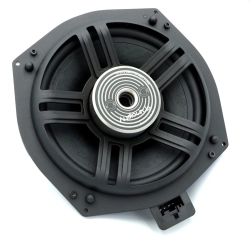 Para subwooferów podfotelowych Audiocircle IQ-S8 2 Ohm do BMW serii E F G z czarną membraną