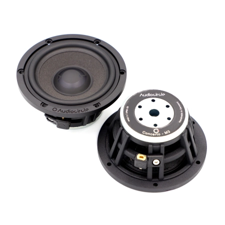 Para głośników średniotonowych Audiocircle CL-M3 90mm  do systemów 3-drożnych