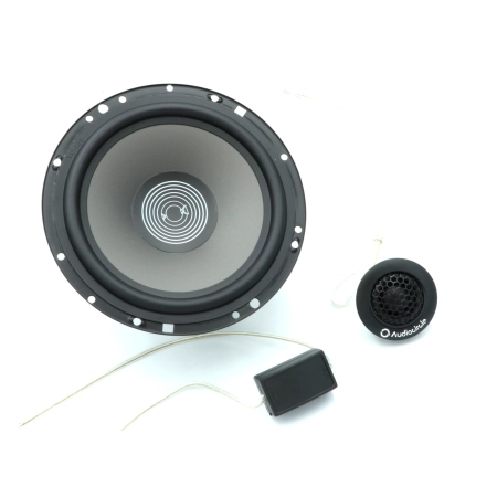 Kompletny 2-drożny zestaw głośników samochodowych Audiocircle SL-C6.2 mkIII 165mm ze zwrotnicami i tweeterami
