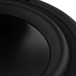 Górne zawieszeni głośnika Dayton Audio SIG180-4 z logo Signature Series i Audiowow