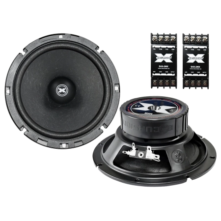 Głośnik woofer Excursion SHX-6C z lekką membraną kompozytową ADC i zwrotnicami.