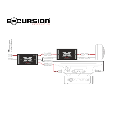 Miniaturowe zwrotnice pasywne typu Inline Plug and Play do zestawu głośnikowego Excursion SX-6C.