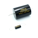 Czarny kondensator polipropylenowy Jantzen Audio Cross-Cap 0,10 uF vs 20 uf