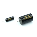Czarny kondensator polipropylenowy Jantzen Audio Cross-Cap 1,2 uF vs 15 uf