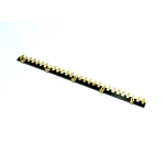 Widok z góry na listwę terminalową Jantzen Audio 28-pin o wymiarach 270 mm x 20 mm, prezentujący pełną długość i rozstaw styków.
