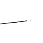 Czarny przewód Jantzen Audio z miedzi srebrzonej w teflonie 1,3 mm2 (006-0045)