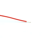 Czerwony przewód Jantzen Audio z miedzi srebrzonej w teflonie 1,3 mm2 (006-0050)