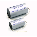 Porównanie wielkości kondensatorów Jantzen Audio Silver Z-Cap: 2,2 uF vs 6,8 uF