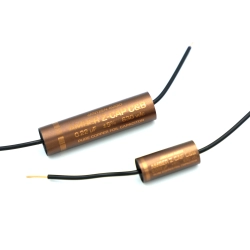 Porównanie wielkosci kondensatorów Amber Z-Cap C&B 0,22 uf vs 0,022 uf