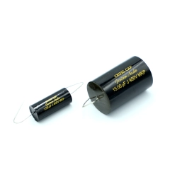 Czarny kondensator polipropylenowy Jantzen Audio Cross-Cap 1,50 uF vs 15 uf