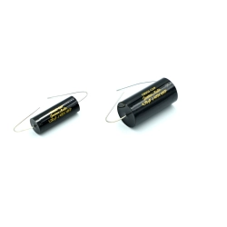 Czarny kondensator polipropylenowy Jantzen Audio Cross-Cap 1uF vs 4,7uf