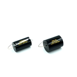Czarny kondensator polipropylenowy Jantzen Audio Cross-Cap 6,8 uF vs 10 uf