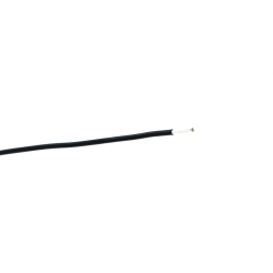 Czarny przewód Jantzen Audio z miedzi srebrzonej w teflonie 1,3 mm2 (006-0045)