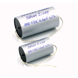 Porównanie wielkości kondensatorów Jantzen Audio Silver Z-Cap: 2,2 uF vs 6,8 uF