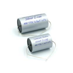 Porównanie wielkości kondensatorów Jantzen Audio Silver Z-Cap: 3,3 uF vs 6,8 uF