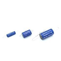 Porównanie rozmiaru Standard Z-Cap 1,0 vs 4,7 vs 10 uf