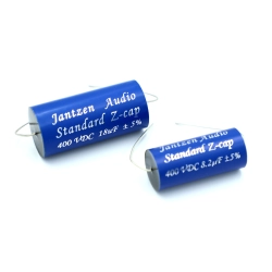 Porównanie rozmiaru Standard Z-Cap 8,2 vs 18 uf