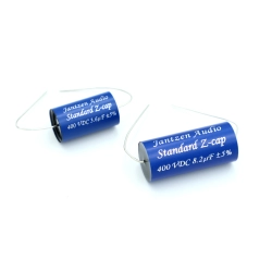 Porównanie rozmiaru Standard Z-Cap 3,6 vs 8,2 uf