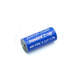 Niebieski kondensator Jantzen Audio Standard Z-Cap 8,20 uF 400VDC