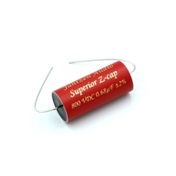 Kondensator foliowy Jantzen Audio Superior Z-Cap 0,68 uF 800VDC w czerwonej obudowie