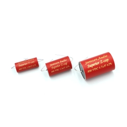 Porównanie wymiarów Superior Z-cap 1 uf vs 2,2 uf vs 4,7