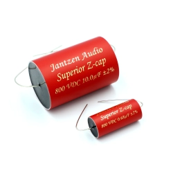 Porównanie wielkosci kondensatorów Superior z-cap 10 vs 0,68 uf