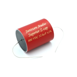 Kondensator foliowy Jantzen Audio Superior Z-Cap 22 uF 800VDC w czerwonej obudowie