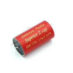Czerwony kondensator Jantzen Audio Superior Z-Cap 3,90 uF 800VDC.