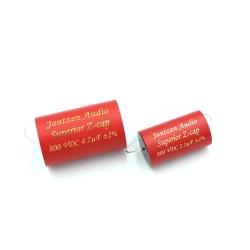 Porównanie wielkosci kondensatorów Superior z-cap 4,70 vs 2,2 uf