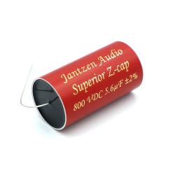 Kondensator foliowy Jantzen Audio Superior Z-Cap 5,60 uF 800VDC w czerwonej obudowie