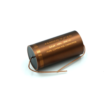 Kondensator miedziany Jantzen Audio Amber Z-Cap 3,3 uF do zwrotnic głośnikowych - audiowow.pl