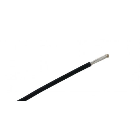 Czarny przewód 1 x 2,5 mm2 w teflonie Jantzen Audio 13 AWG