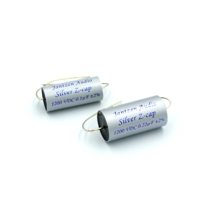 Porównanie wielkości kondensatorów Jantzen Audio Silver Z-Cap: 0,10 uF vs 0,22 uF