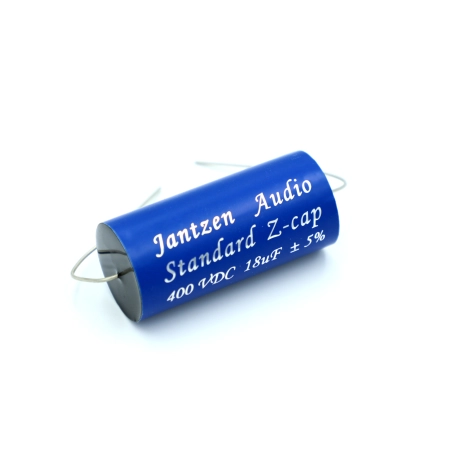 Niebieski kondensator Jantzen Audio Standard Z-Cap 18 uF 400VDC