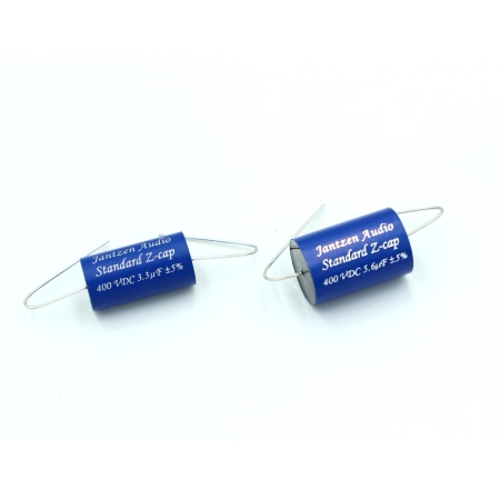 Porównanie rozmiaru Standard Z-Cap 3,3 vs 5,6 uf