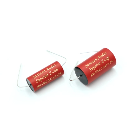 Porównanie kondensatorów Superior Z-Cap 0,47 vs 2,2 uf