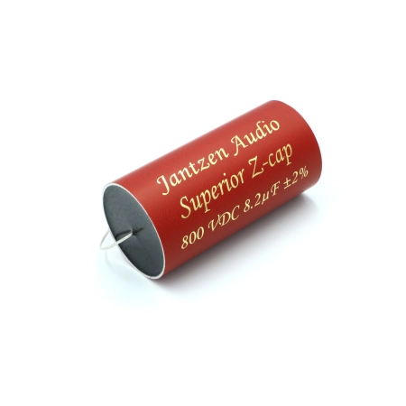 Kondensator foliowy Jantzen Audio Superior Z-Cap 8,20 uF 800VDC w czerwonej obudowie