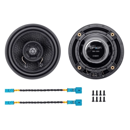 Głośniki Option BM-100X - para głośników koaksjalnych BMW seria E / F / G plug & play