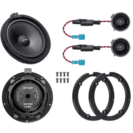 Głośniki Option MB-W906 - zestaw 165 mm do Mercedes Sprinter W906 plug & play