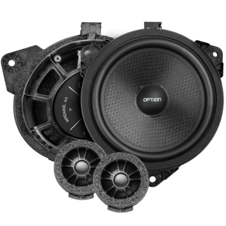 Kompletny zestaw głośników dedykowanych Option TY-170 do BYD Sealion 7 – woofery 170mm i tweetery