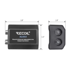 Konwerter Recoil ALOC2 - dwu kanałowy konwerter Hi-Low na RCA z remote