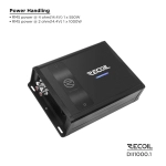 Wzmacniacz Recoil DII1000.1 - 1 x 1000 watt