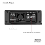 Wzmacniacz Recoil DII1000.1 - 1 x 1000 watt