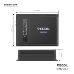 Wzmacniacz Recoil DII1000.1 - 1 x 1000 watt