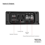 Wzmacniacz Recoil DII1600.1 - 1 x 1600 watt