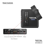 Wzmacniacz Recoil DII400.4 - 4 x 60 watt