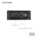 Wzmacniacz Recoil DII400.4 - 4 x 60 watt