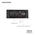 Wzmacniacz Recoil DII700.4 - 4 x 95 watt